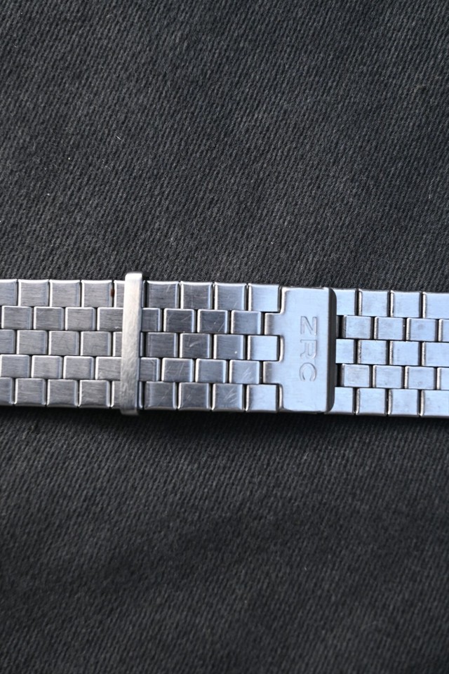 Bracelet Acier Vintage ZRC - Neuf Avec Défauts (New Old Stock)
