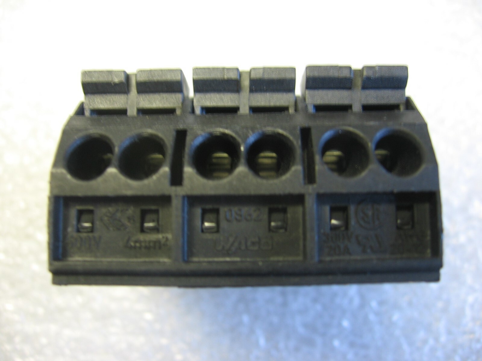 Lot of 10) WAGO 862503 Chassis Mount Terminal Strips 3Pole 500 Volt