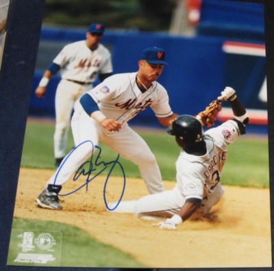 Carlos Baerga New York Mets SIGNED PHOTO FILE 8x10 COA Autographed ...