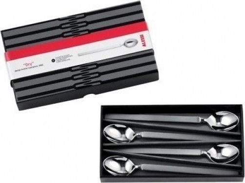 Alessi - 4180/23 - Dry, Long drink spoons - mat handle (6 spoons)