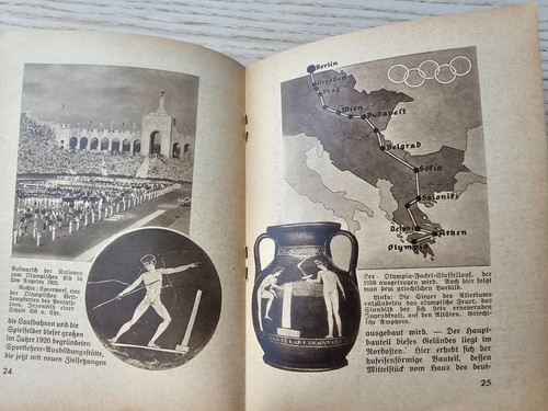 Olympiade Olympia 1936 PRE WW2 Original Germany German Booklet 1st Top Brass ... - Bild 10 von 16