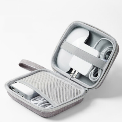 Portable Cable Charger Adapter Storage Bag For Macbook Laptop Gadget Pouch  Case