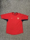 Arsenal FC Men’s Nike Training Shirt 2002-2004 Red Medium M Y2K