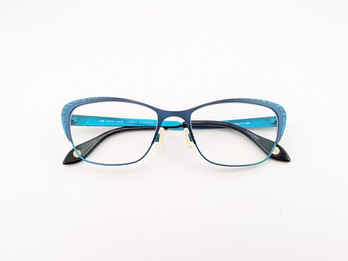 FYSH Eyeglasses Frames Only, 3538 508, 52-17-140, Blue