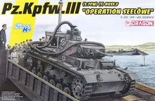 Plastic model 135 WW.II German Submarine Tank III Type F  Operation Sea Lion  