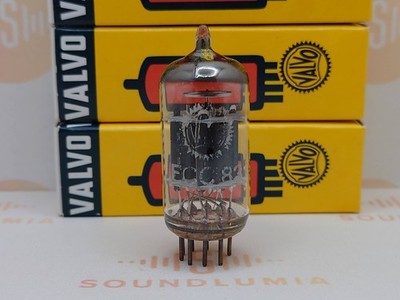 1x Valvo ECC83 12AX7 Short Plates O-getter - Heerlen 1966 - Tests NOS+