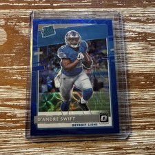 2020 Donruss Optic #159 D'Andre Swift Blue Scope Rated Rookie