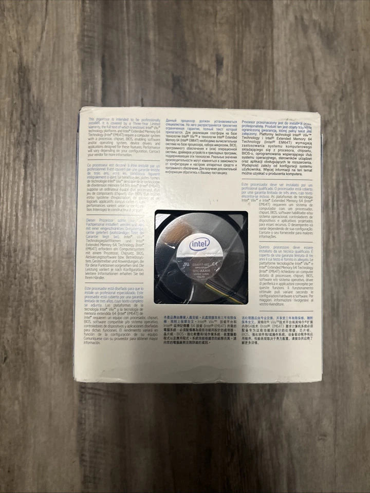 (NEW-Sealed) Intel Pentium D Processor 935+ 3.20Ghz 800MHz FSB 2x2 MB L2 Cache - Image 3 of 4