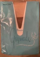 VTG Gaymode Penney s Beige Seamless Nylon Stockings