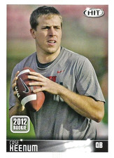2012 SAGE HIT #48 Case Keenum RC Houston Cougars Houston Texans
