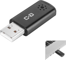 Mini USB Microphone for Laptop  Desktop, Plug-And-Play
