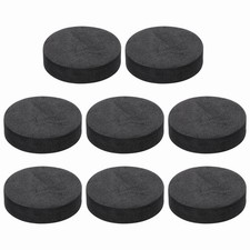 8 Pcs Single Sided Speaker Isolation Feet Pads, 40mmx10mm Foam Base Pad, Black