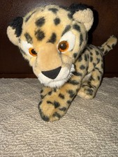 Aurora Leopard Plush Stuffed Animal EUC