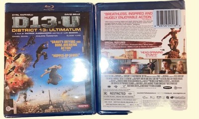 BLU RAY D13-U District 13 Ultimatum Luc Besson (BRAND NEW) Factory Sealed