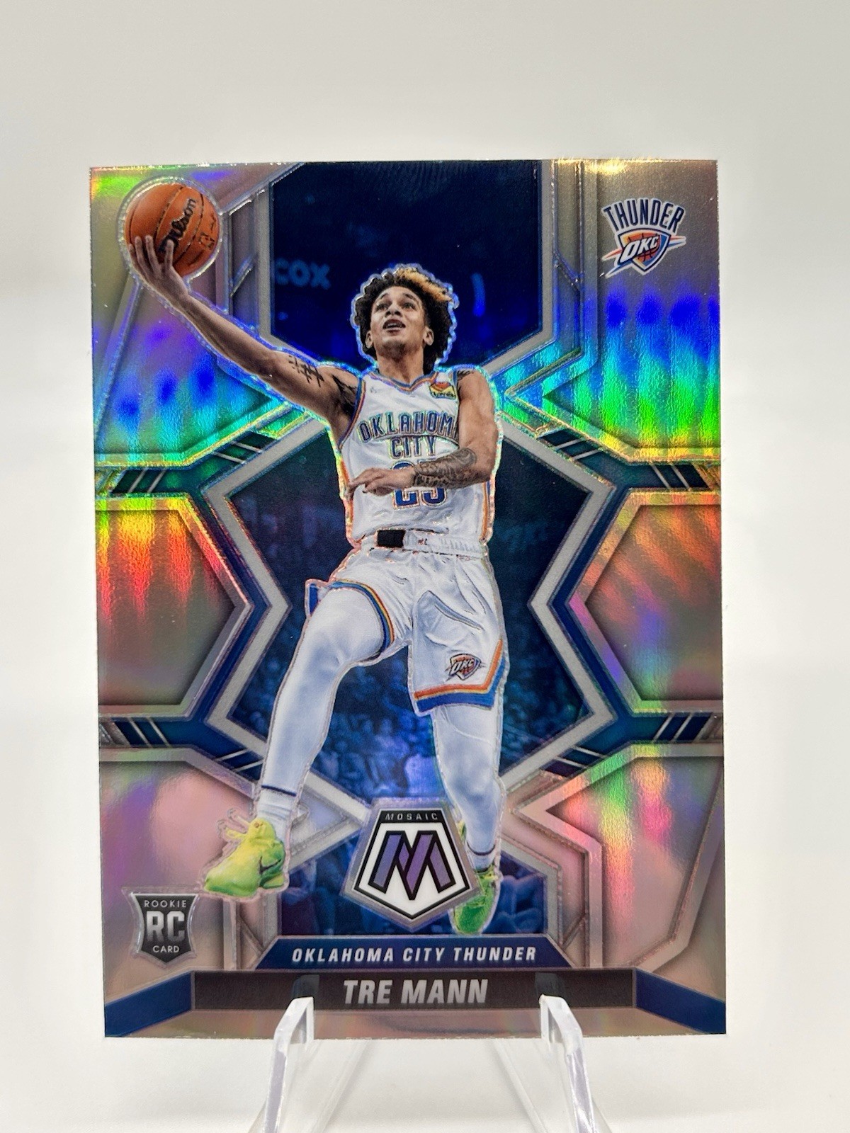 2021-22 Panini Mosaic - Rookies Tre Mann #212 Silver Prizm (RC)
