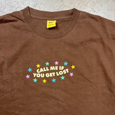 Golf Wang Tyler the Creator T shirt Brown Call Me If You Get Lost