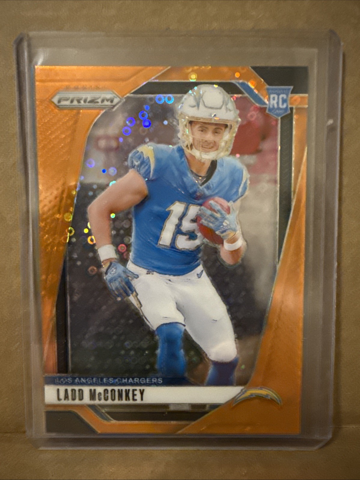2024 Panini Prizm - Rookies Ladd McConkey #365 Disco Prizm (RC)