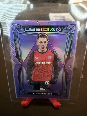 2024-25 Panini Obsidian - Florian Wirtz #23 Electric Etch Purple Flood /30