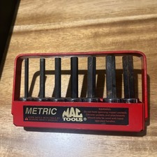 Mac Tools Hex Allen 38 Chrome Driver Metric Socket Set 7-pc W Tray 4mm-10mm