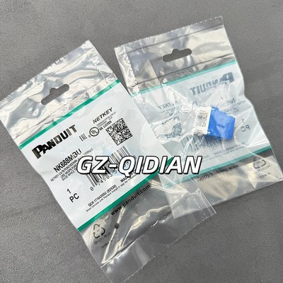Panduit NetKey NK688MBU Cat6 Keystone Jack Blue Module ( 10 piece) Free shipping