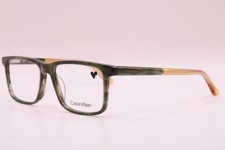 NEW CALVIN KLEIN CK22544 340 GREEN HORN ORANGE AUTHENTIC EYEGLASSES 55-16