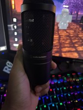 Audio-Technica AT2020 Cardioid Condenser Studio XLR Microphone - Black
