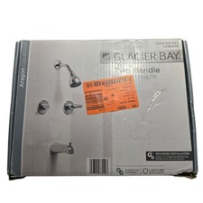Glacier Bay Aragon Double Handle 1-Spray Tub/Shower 1.8 GPM in Chrome READ DESC