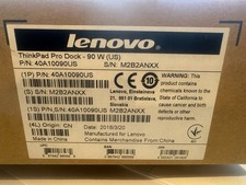 NIB-SEALED Lenovo ThinkPad Pro Dock 40A10090US Docking Station 90W
