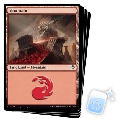 MOUNTAIN (278) X4 Secrets Of Strixhaven SOS Magic MTG MINT CARD