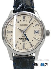 SEIKO Gs Grand Seiko Mechanical Gmt SBGM021 Ivory Men's Used Watch #10107