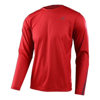 TLD MTB jersey FLOWLINE casual with long sleeve Man Red L - 346906014