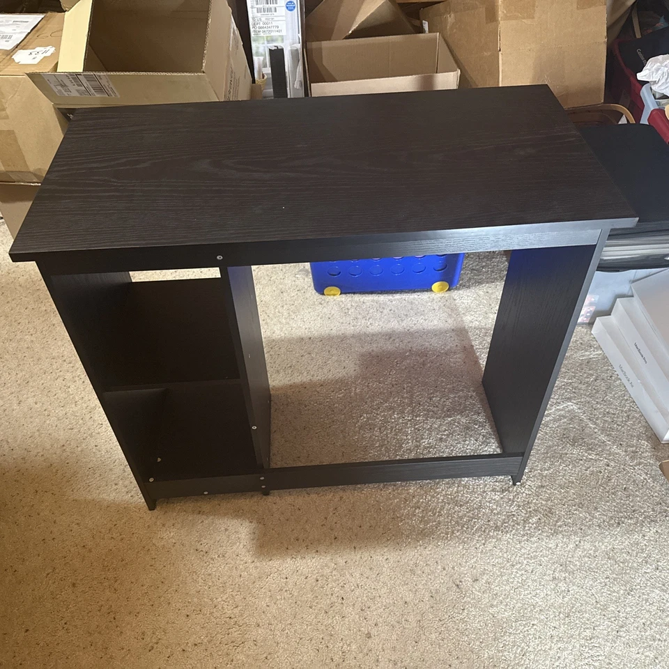 Mainstays Writing Desk, True Black Oak Finish - Image 3 of 4