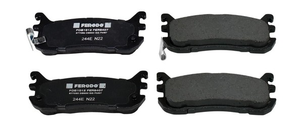 NEU - Ferodo FDB1012 Bremsbelagsatz, Scheibenbremse FüR Mazda-image