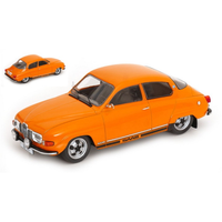 Saab 96 V4 1970 Orange 1:18 Modelcargroup Auto Stradali -D- Neues Modell