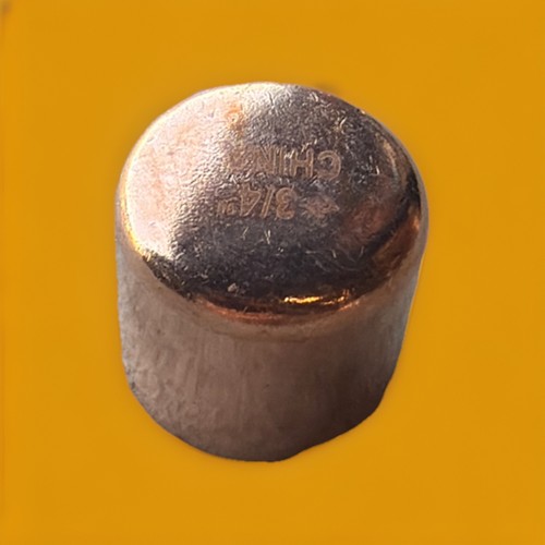 🔥 Charman 3/4" Copper Cap Fittings NSF Item 330454 Sweat Solder ~ 50 Units🔥