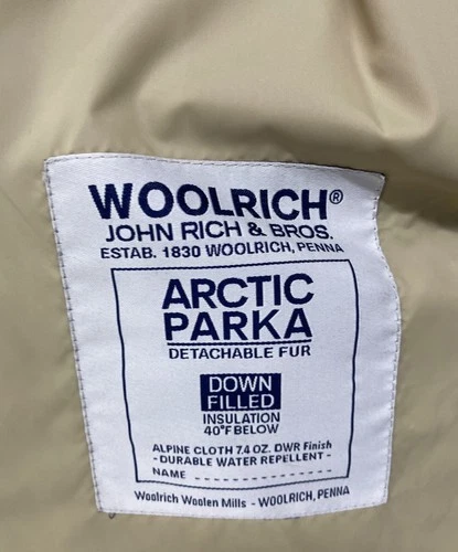 Woolrich Arctic Parka Men's Size 2XL Black image 4
