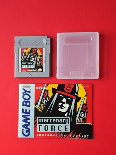 Mercenary Force Game Boy Original Nintendo Authentic Tested Manual OEM Case