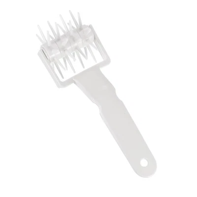 Rouleau à pâte à pizza en plastique avec pointes pour docker, 20cm (7.9") - Photo 1/4