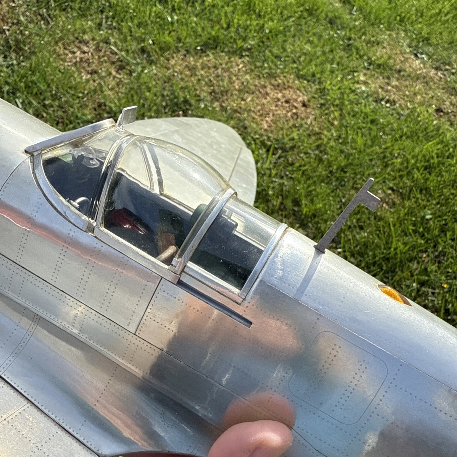 Spitfire Fighter Plane Model AP456 1/15 Scale Made From Aircraft Aluminum