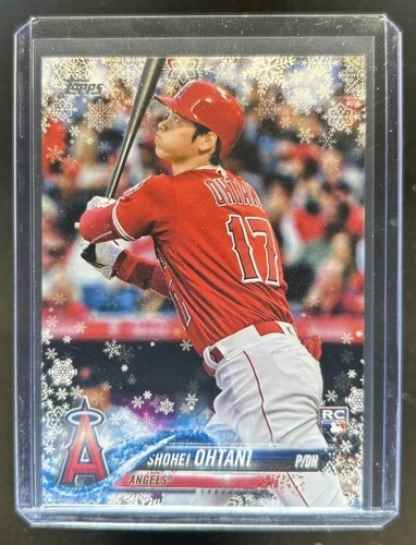2018 Topps Holiday Shohei Ohtani RC Rookie #HMW17 Angels