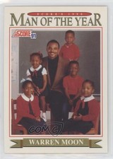 1991 Score Award Winners Warren Moon #619 HOF 0f3j
