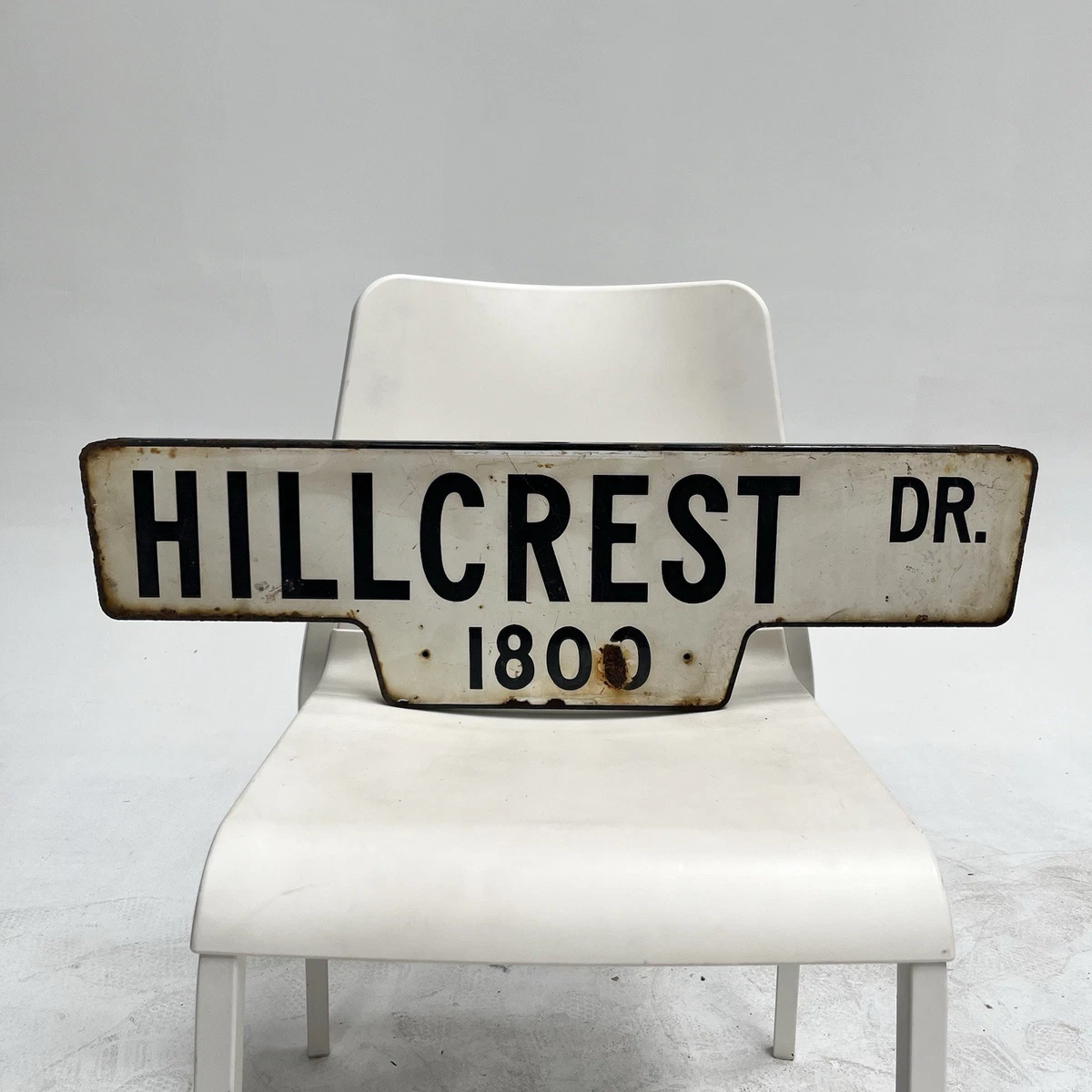 Porcelain Street Sign In Original Advertising Signs (1930-1969