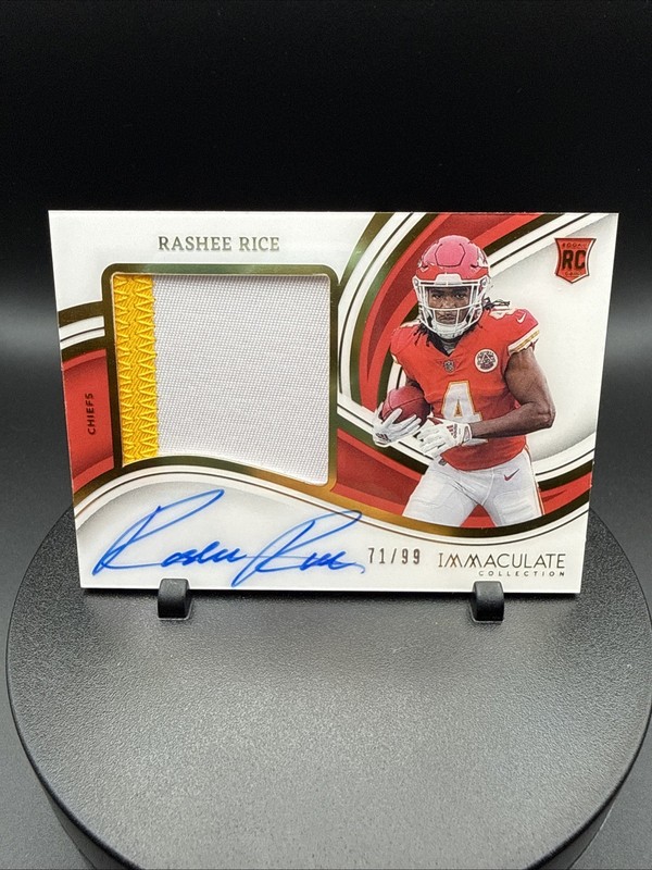2023 Panini Immaculate Collection - Premium Patch RC Auto Rashee Rice /99