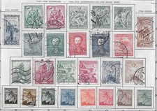 26 Czechoslovakia Stamps from Quality Old Antique Album 1937-1945
