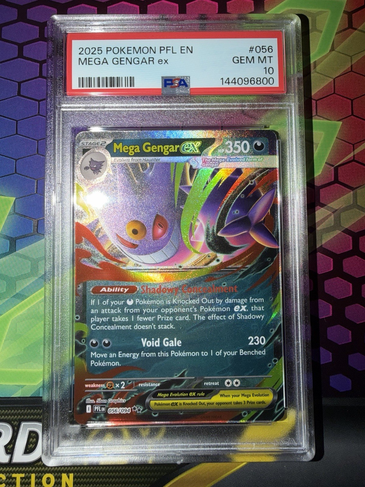 Pokemon TCG Mega Gengar Ex Phantasmal Flames 56/94 *GEM MINT PSA 10*