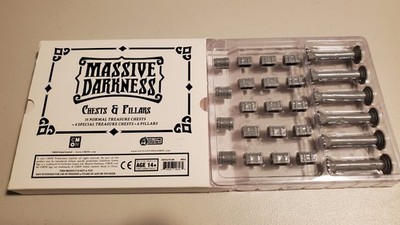 Massive Darkness Chests and Pillars Boxed
