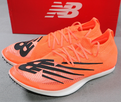 New Balance FuelCell MD-X Track Spikes Mens 9.5 Orange Racing