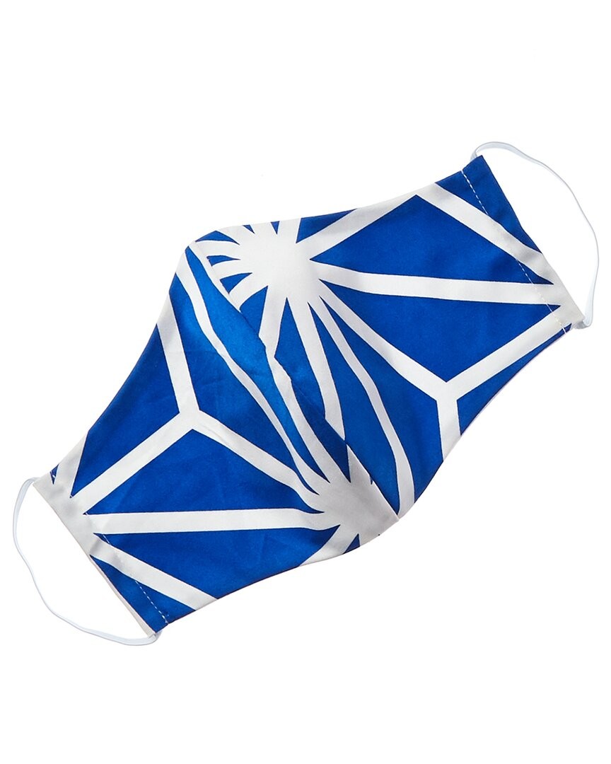 Melly M Jules Cloth Face Mask Womens Blue Os 3090₽