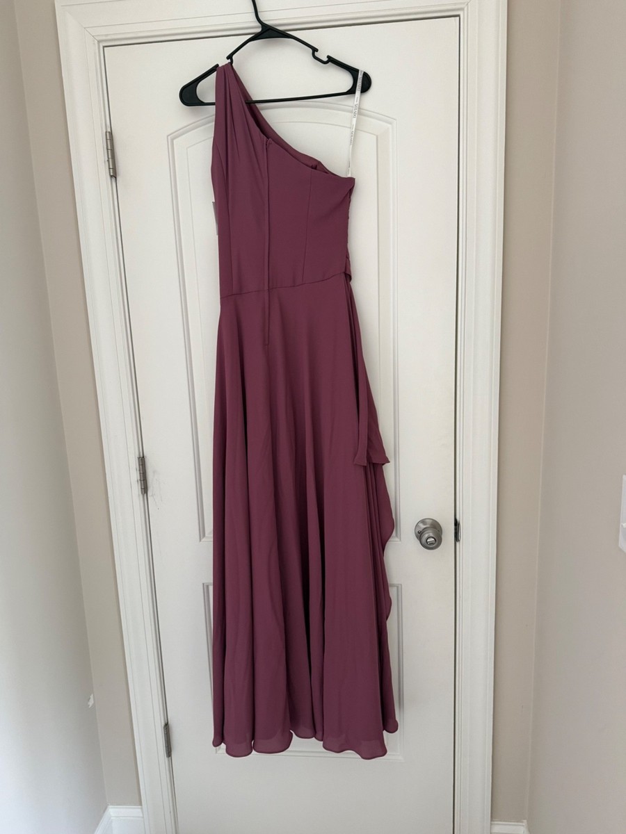 NWT Davids bridal bridesmaid dress. Long georgette- Chianti size 2 | eBay NWT Davids bridal bridesmaid dress. Long georgette- Chianti size 2 | eBay