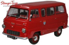 Oxford Diecast Ford 400E Minibus - London Fire Brigade 1:43